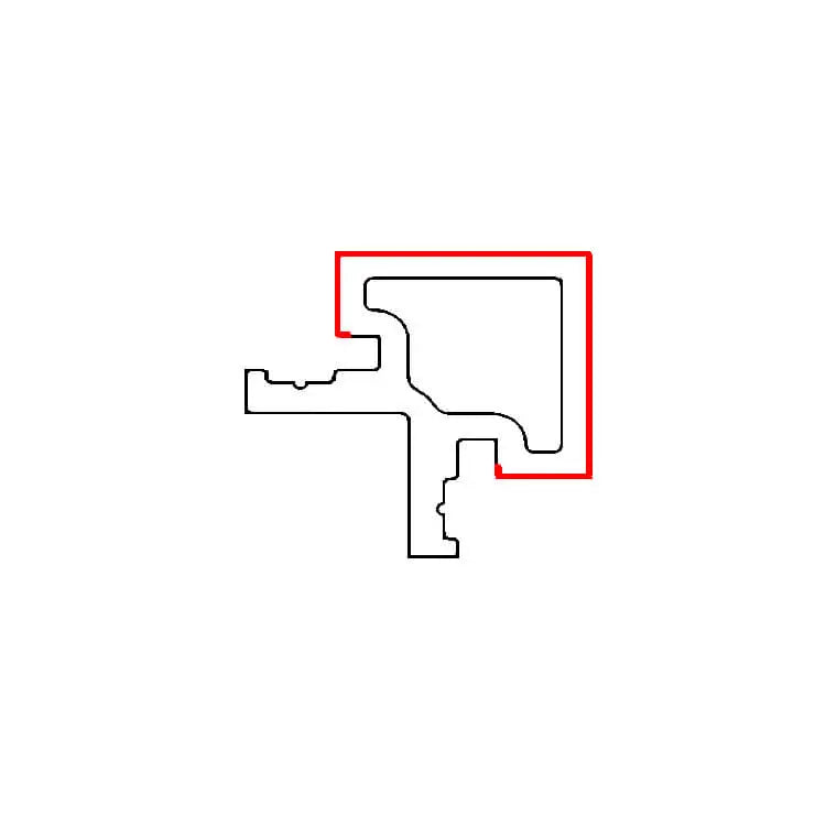 Profil composite d'angle Chêne Winchester 2,9m Facadeck