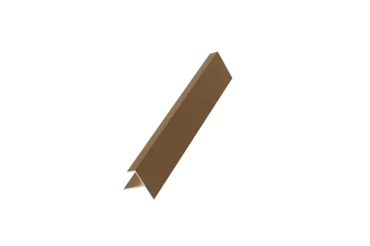 Profil de finition pour bardage composite teak Facadeck