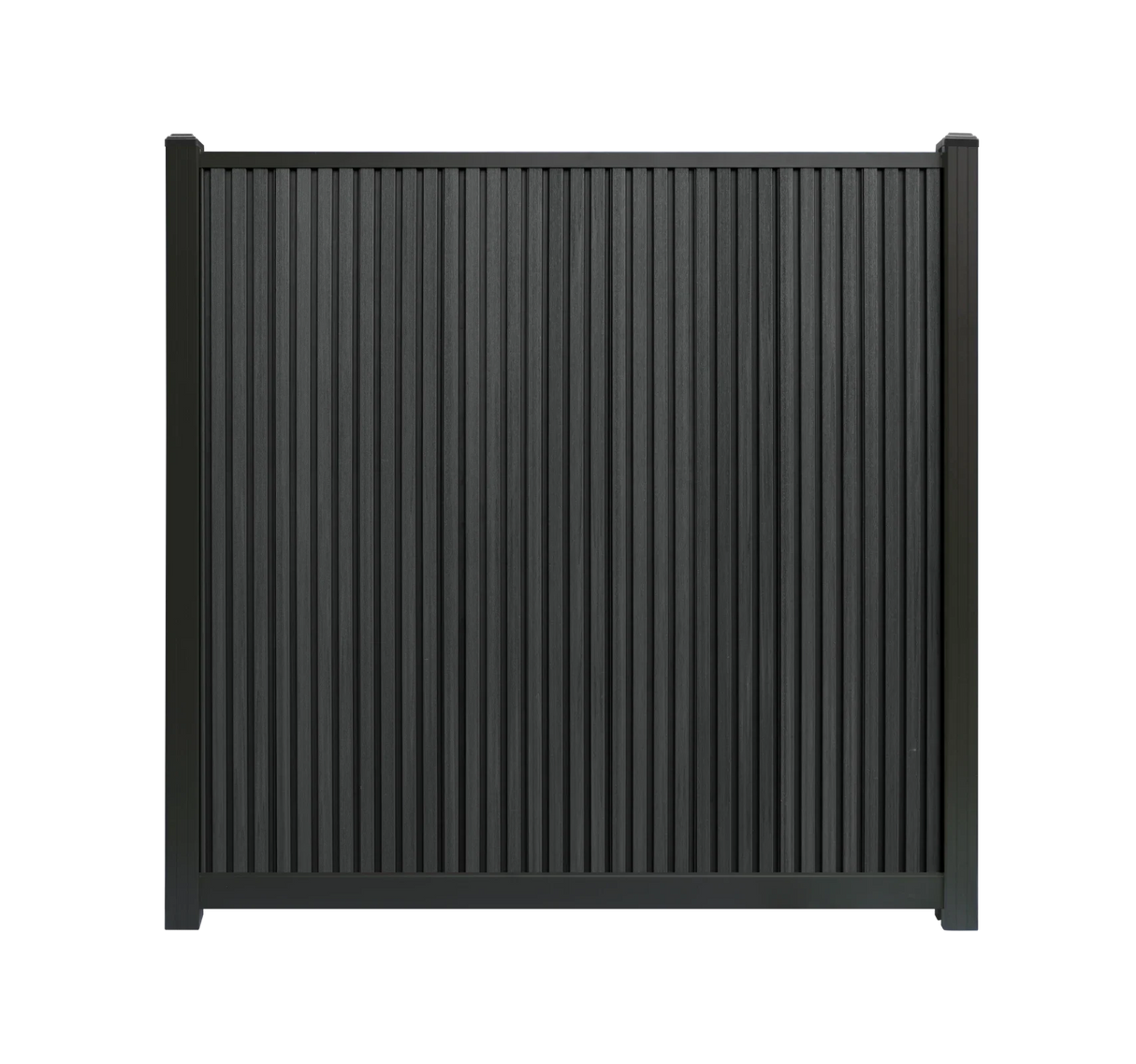 Clôture en composite NOIR rhombus VERICAL