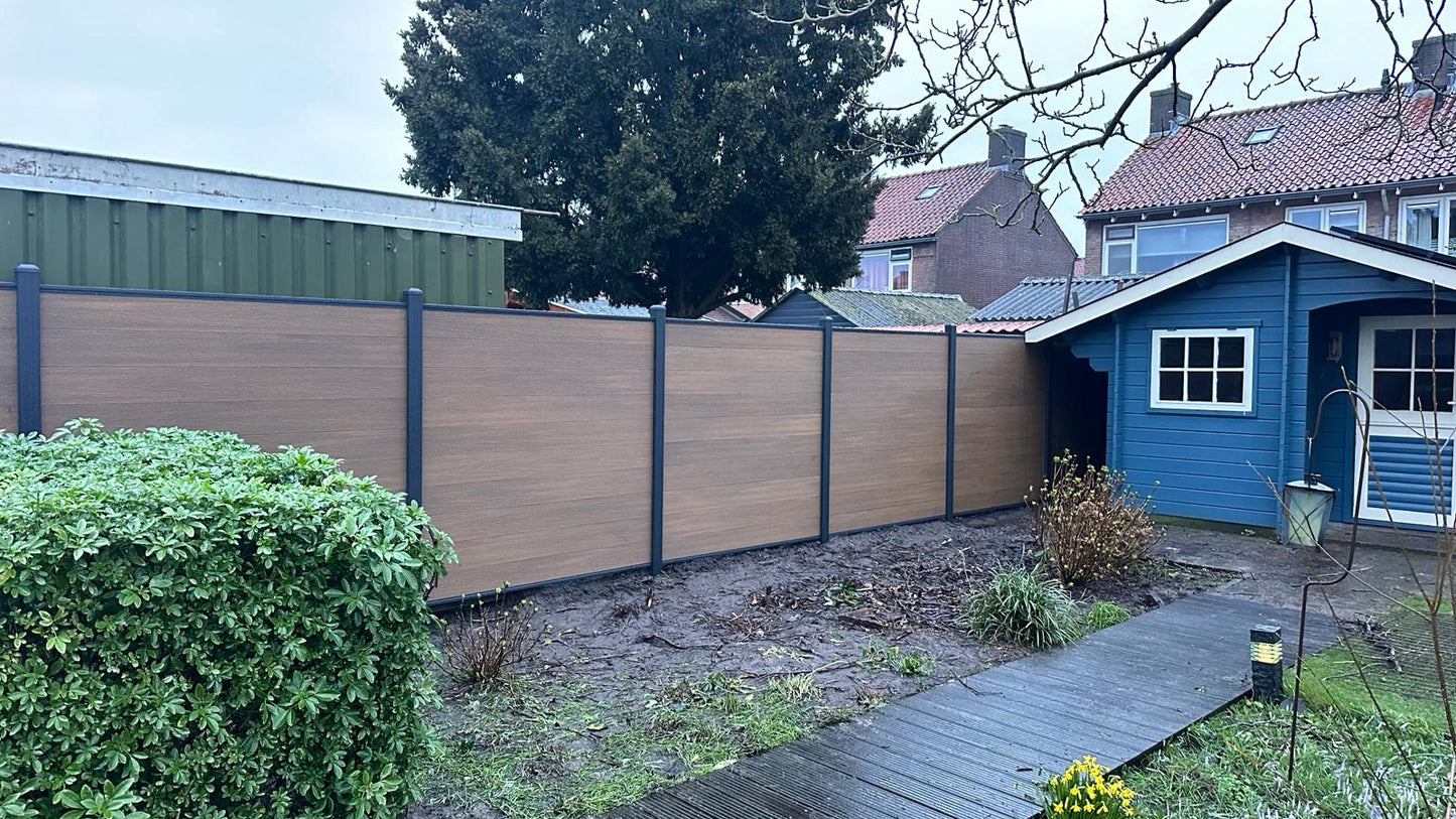 Composiet hekwerk TEAK