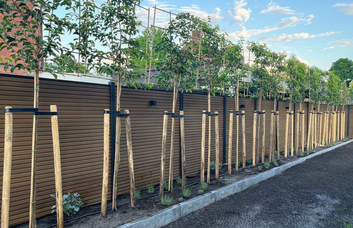 Clôture en composite TEAK rhombus