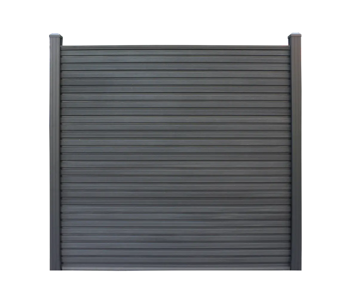 Clôture en composite ANTHRACITE rhombus Facadeck