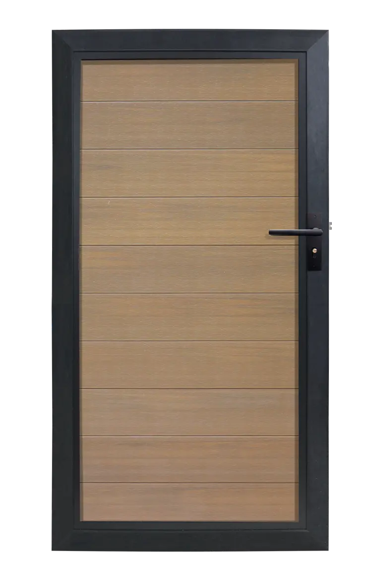 Porte de jardin composite 90cm (tous les couleurs) Facadeck