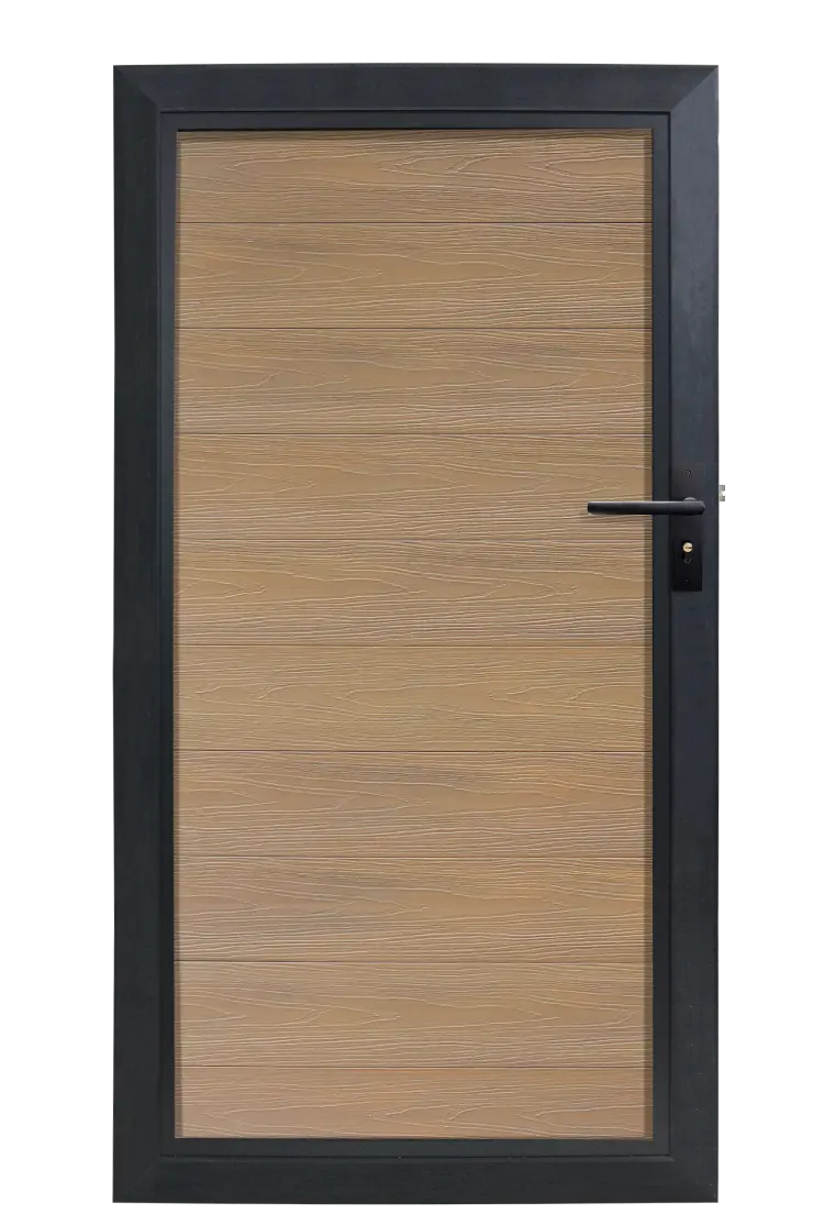 Porte de jardin composite 90cm (tous les couleurs) Facadeck