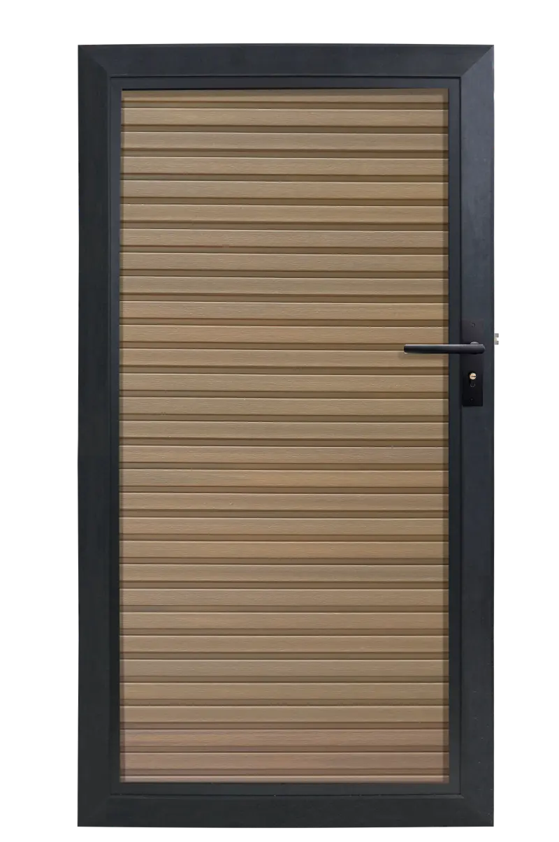 Porte de jardin composite 90cm (tous les couleurs) Facadeck