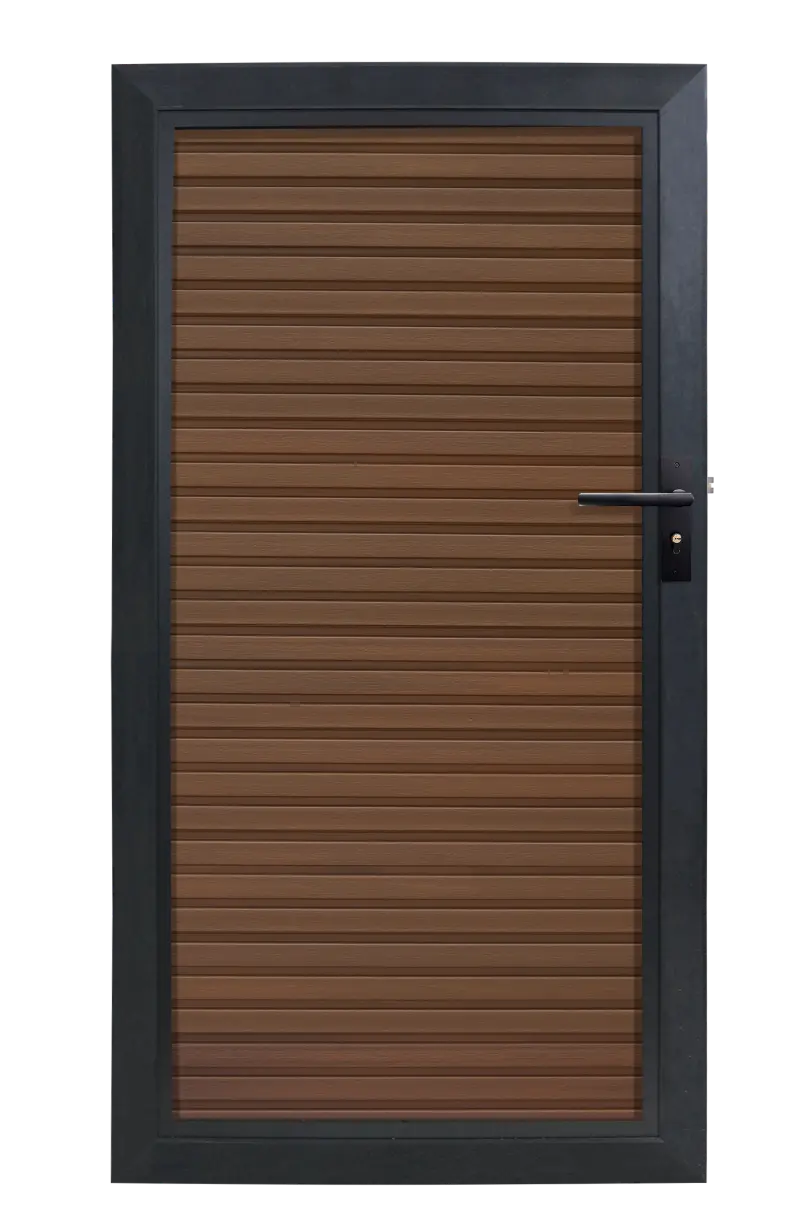 Porte de jardin composite 90cm (tous les couleurs) Facadeck