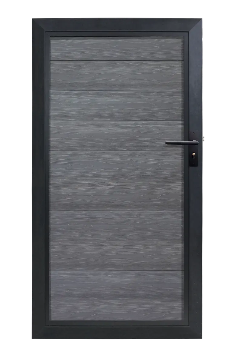 Porte de jardin composite 90cm (tous les couleurs) Facadeck