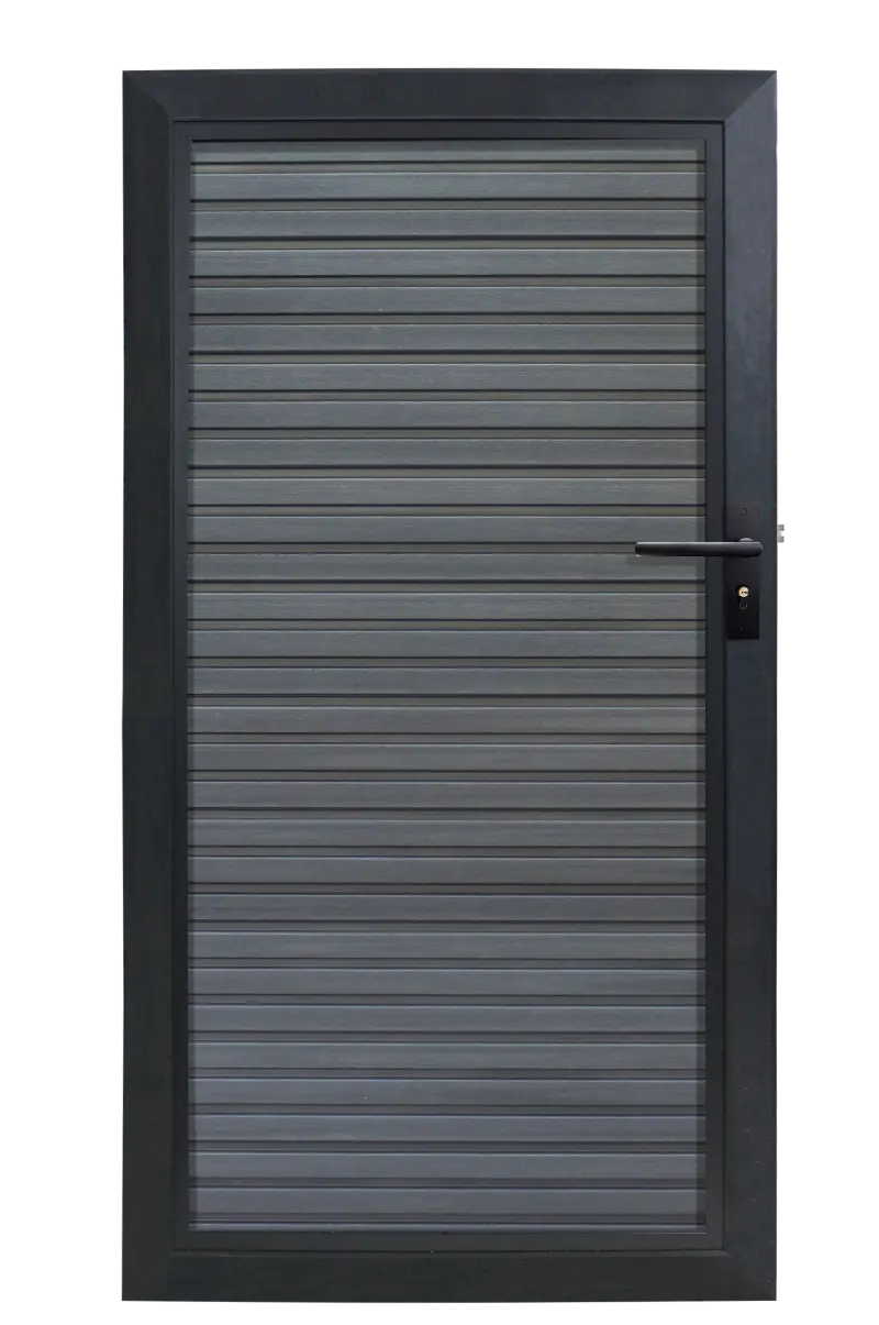 Porte de jardin composite 90cm (tous les couleurs) Facadeck