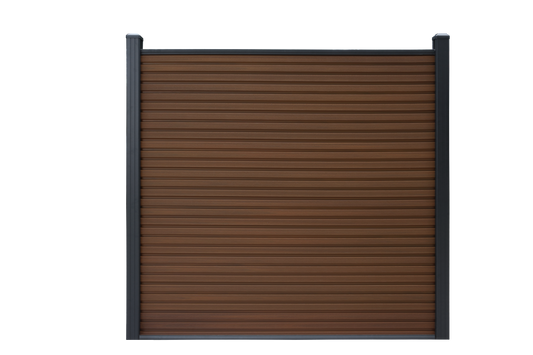 TEAK rhombus composiet schutting