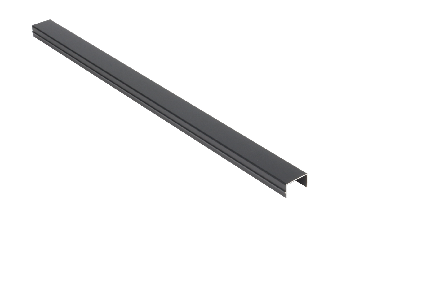 Poteau aluminium noir 280cm