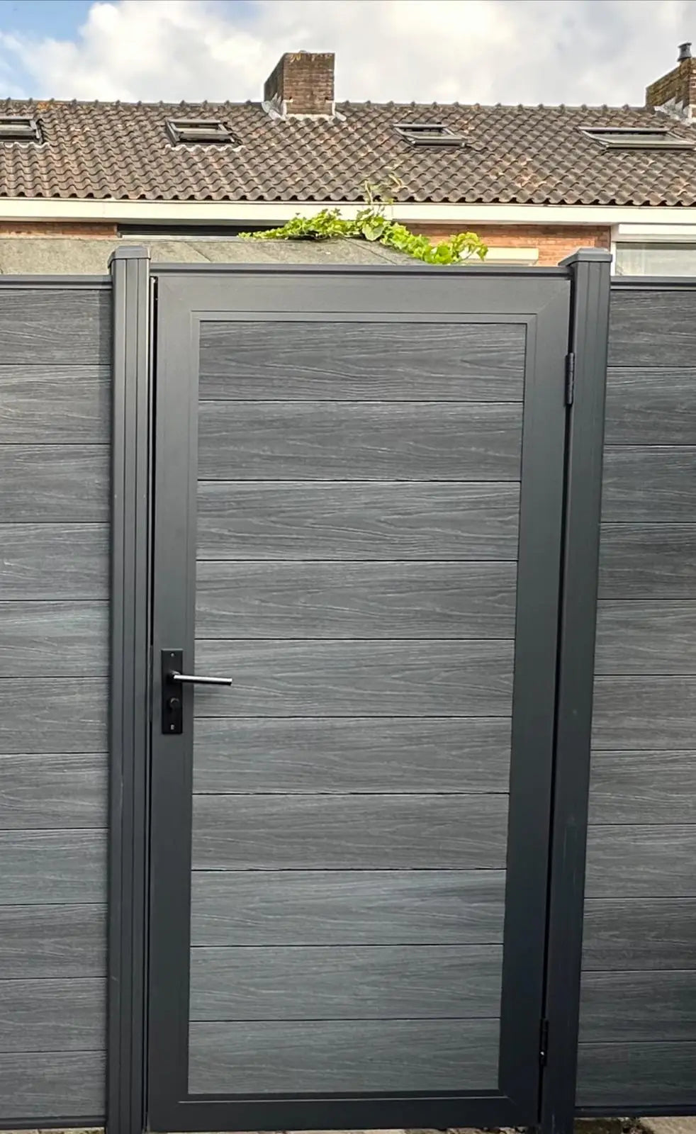 Porte de jardin composite 90cm (tous les couleurs) Facadeck
