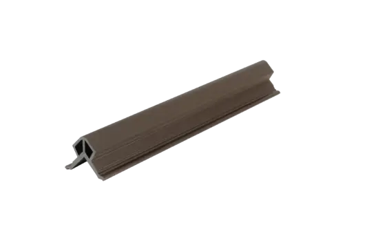 Profil d’angle pour bardage composite Walnut Facadeck