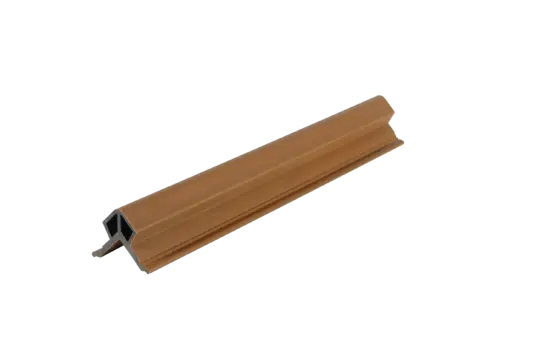 Profil d’angle pour bardage composite teak Facadeck