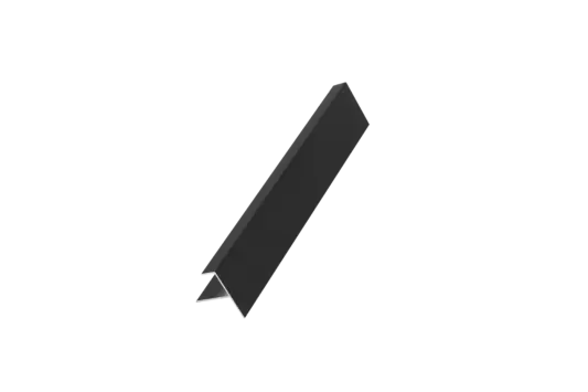 Profil de finition pour bardage composite noir Facadeck