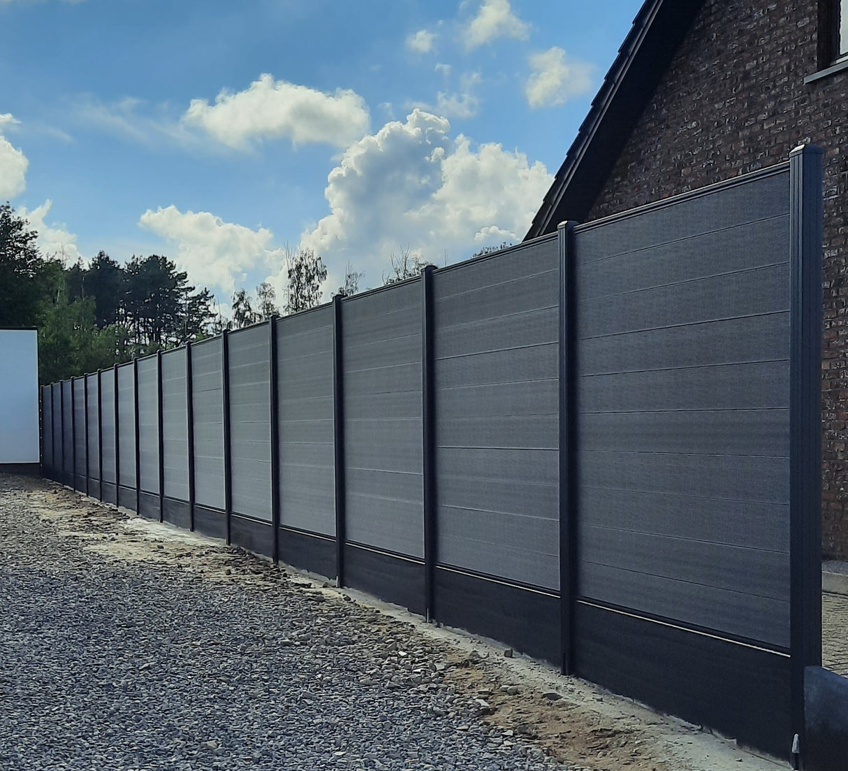 Clôture en composite ANTHRACITE