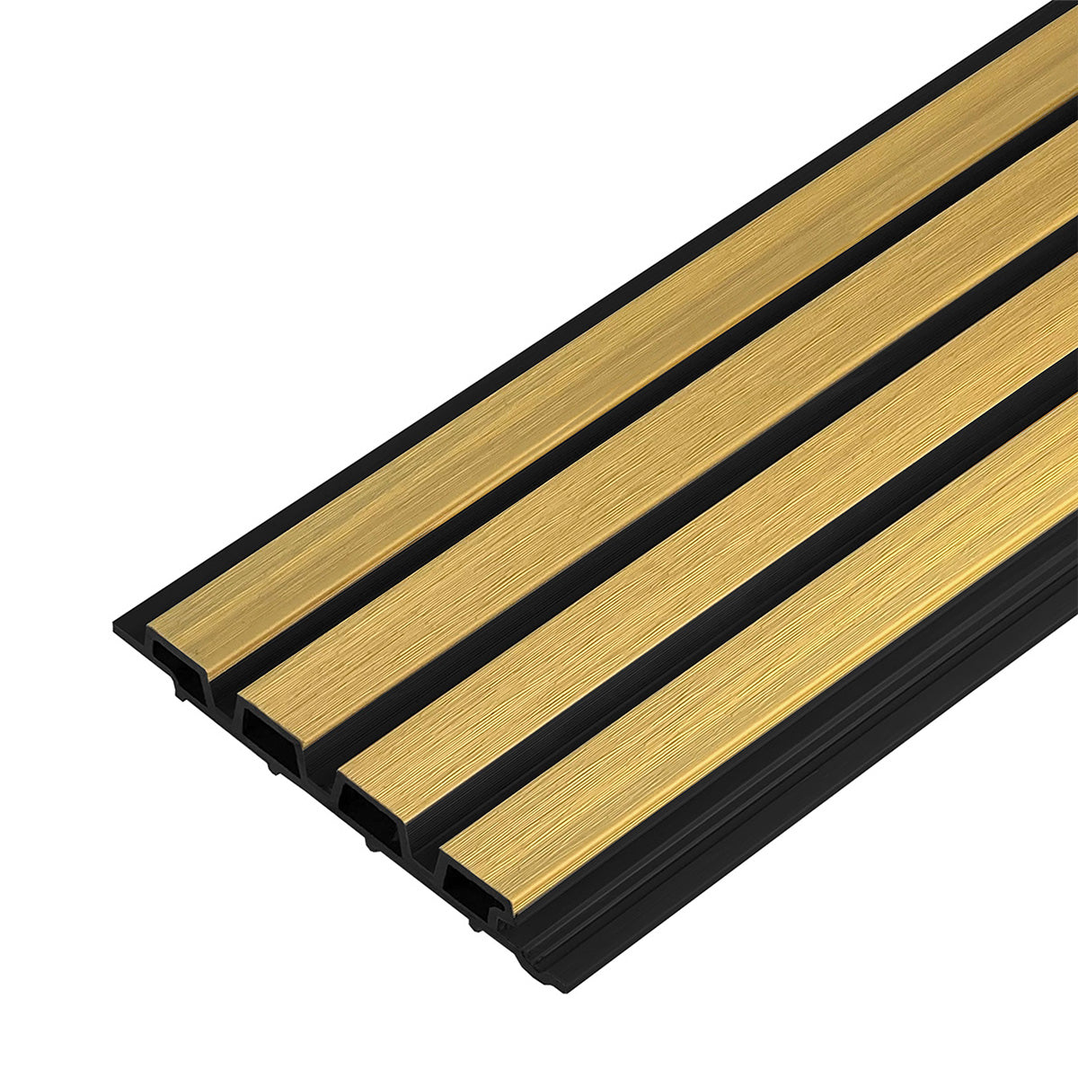 Panneau composite Premium Duo Noir/chêne clair 290cm
