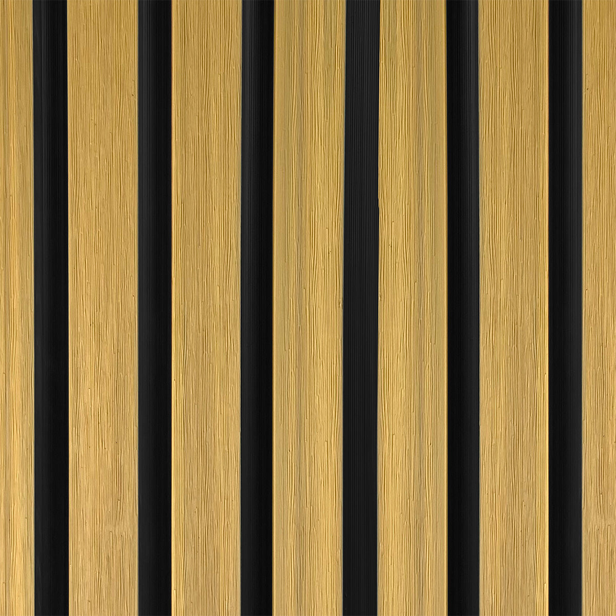 Panneau composite Premium Duo Noir/chêne clair 290cm
