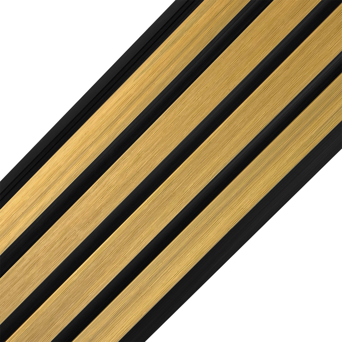 Panneau composite Premium Duo Noir/chêne clair 290cm