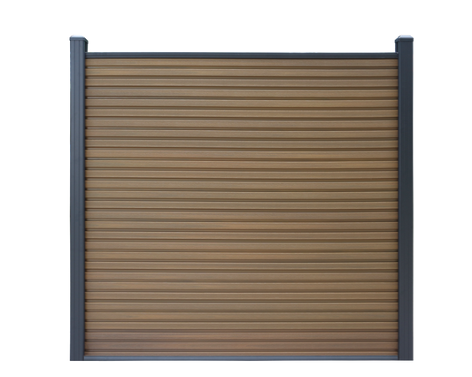 TEAK rhombus composiet schutting