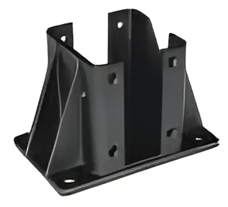 Platine aluminium pour poteau Facadeck