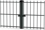Panneau de Clôture Rigide 2D – Fil 6/5/6 mm – RAL 9005 – Largeur 250 cm Facadeck Wood Composite