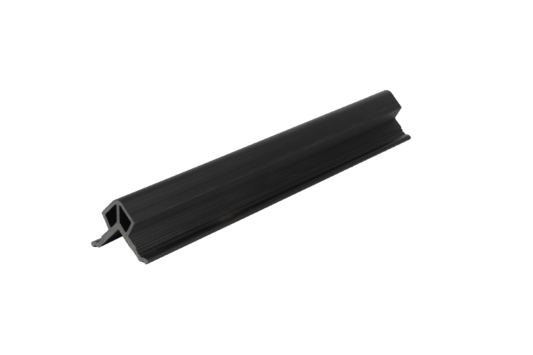 Profil d’angle pour bardage composite noir