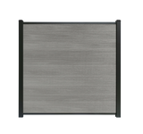 Clôture en composite GRIS CLAIR