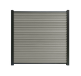 Clôture en composite GRIS CLAIR rhombus