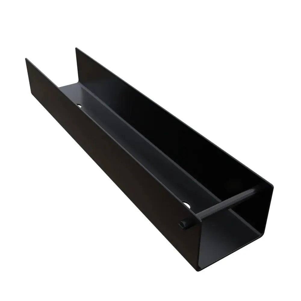 Support métallique en U pour plaque de béton – 300 mm – RAL 9005 Facadeck Wood Composite