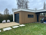 Panneau composite Premium Chêne/Noir 290cm