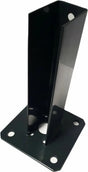 Platine de fixation pour poteau clôture rigide Facadeck Wood Composite