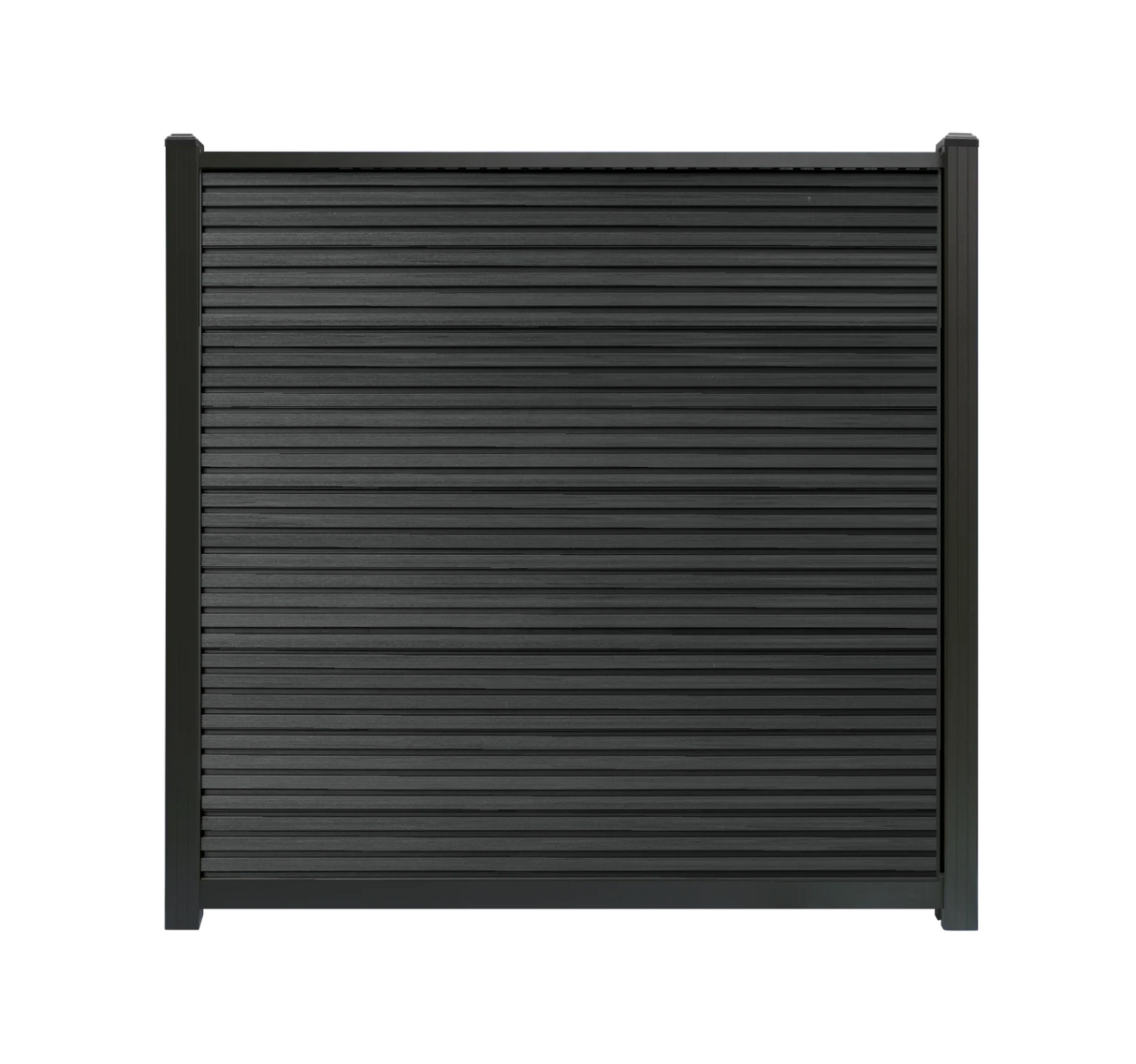 Clôture en composite ANTRACITHE/NOIR rhombus